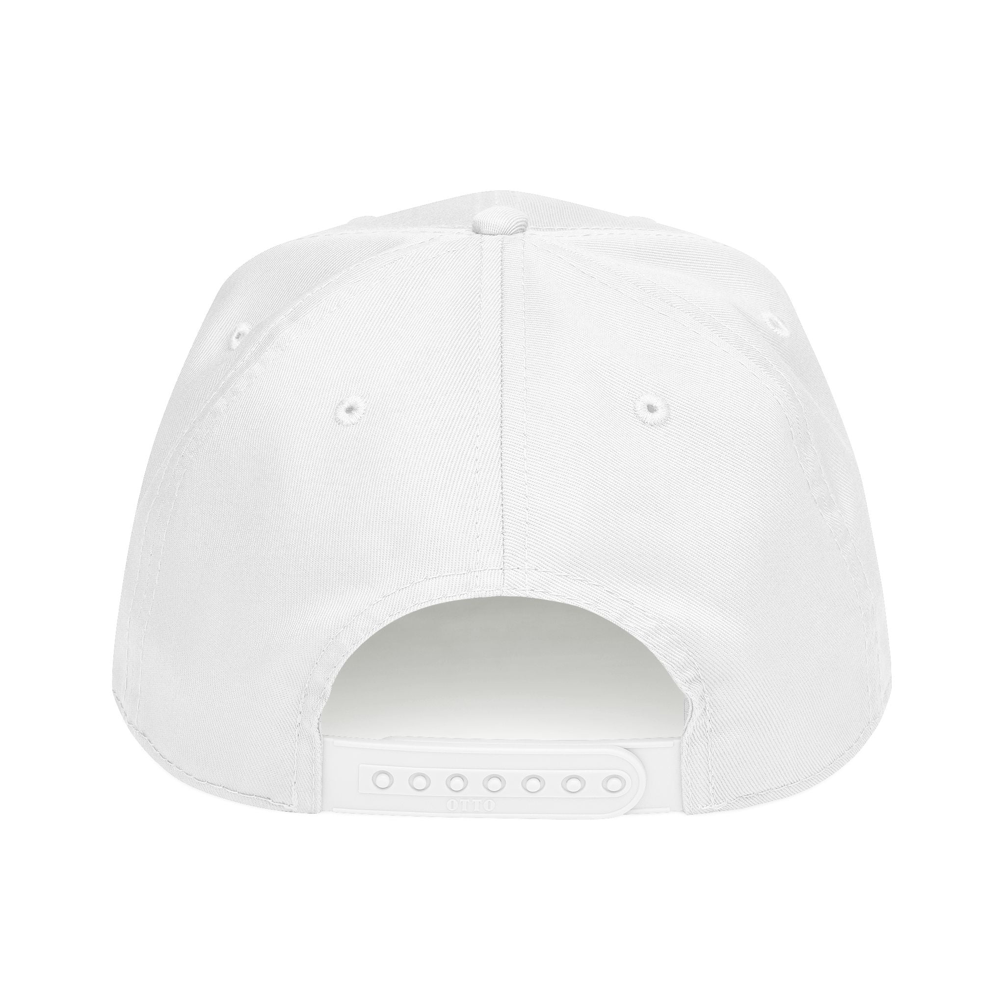 Red, White, & Blonde - Red Font Mid Profile Baseball Cap